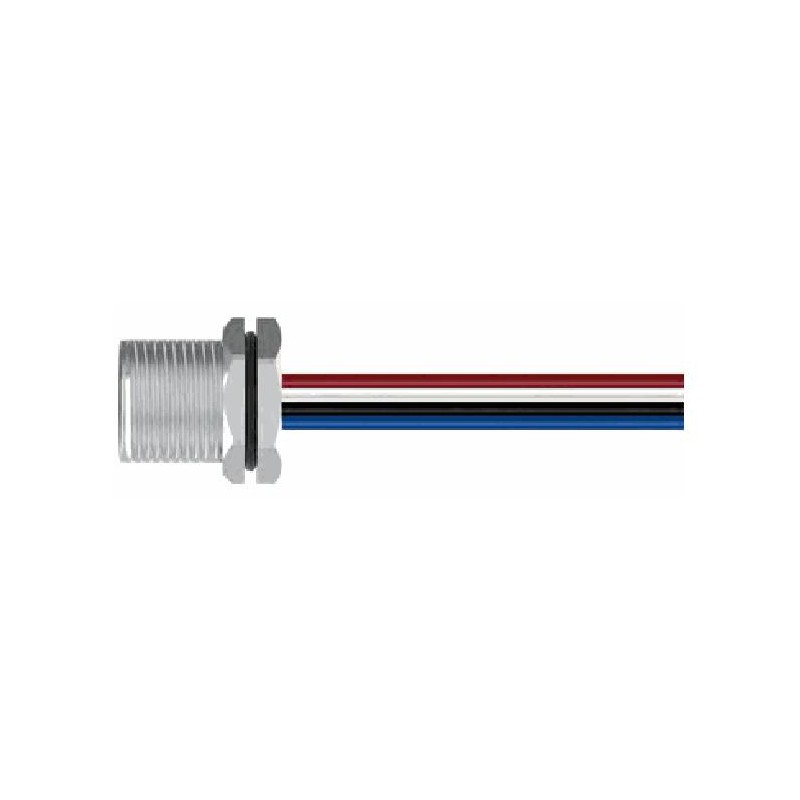 Connecteur mâle 7/8, 3 pol.,   IP67, 8A, non-blindé